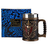 Пивний келих "Кубок темряви", 16 см 77604A4  1 шт., фото 7