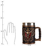 Пивний келих "Кубок темряви", 16 см 77604A4  1 шт., фото 8