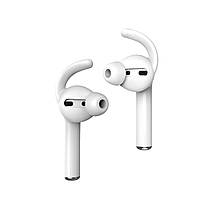 Полу-прозрачные силиконовые вакуумные накладки c крючками для AirPods