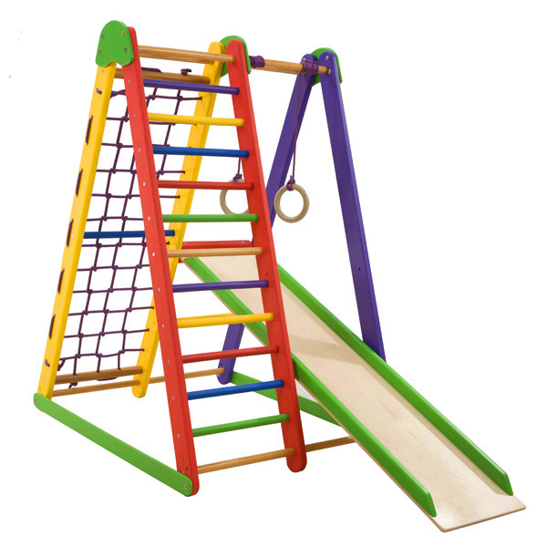 Дитячий спортивний комплекс ігровий куточок для дому Baby Sport SB Kind-Start Різнобарвний 80х100х130 см (3)