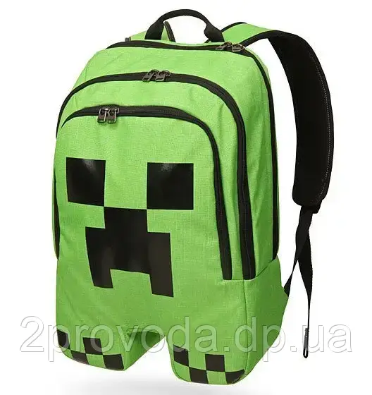 Рюкзак Minecraft Creeper зелений