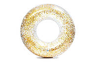 Надувной круг Intex Золотой блеск 119 см винил Золотистый (IP-170605)