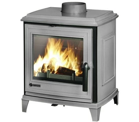 Піч-камін Invicta Sedan S сіра емаль (ref. 9450-48). 5 кВт, фото 1