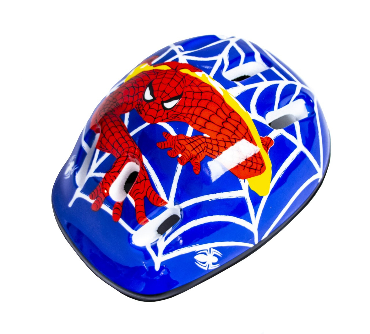 Дитячий велосипедний шолом Space Sport Spiderman універсальний пластиковий різнобарвний (DP-1574620466)