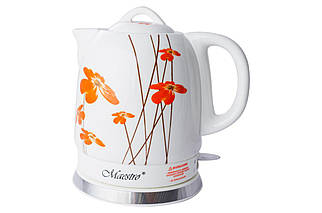 Керамічний електрочайник Maestro - MR-066s-Red Flowers (DR-000077293)