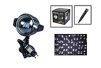 Новогодний уличный лазерный проектор Faya с пультом ДУ 5 Вт Черный (DP-XX-SNOW(01))