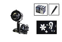 Новогодний уличный лазерный проектор Faya "Снежинки" 4 Вт Черный (DP-X-Laser XX-XZ-2004(06))