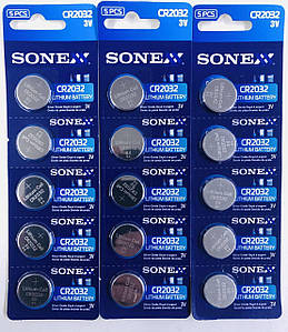 Sonex CR2032 3 V blister card/5 pcs (5/100/2000)