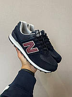 Женские кроссовки New Balance 574 Blue Brown