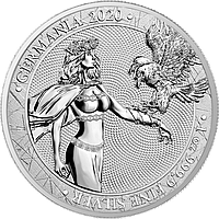 Серебряная монета "Германия" 31.1 грамм 2020 г. Аллегория