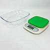 Ваги кухонні DOMOTEC MS-125 Plastic, точні кухонні ваги, ваги для зважування продуктів. OL-745 Колір: зелений, фото 8