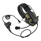 Адаптер мікрофон для Walker's Razor до рації + PTT для Kenwood/Baofeng 2 pin (Black), фото 7