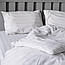 Комплект постільної білизни Страйп світло-сірий (півторачний), фото 2