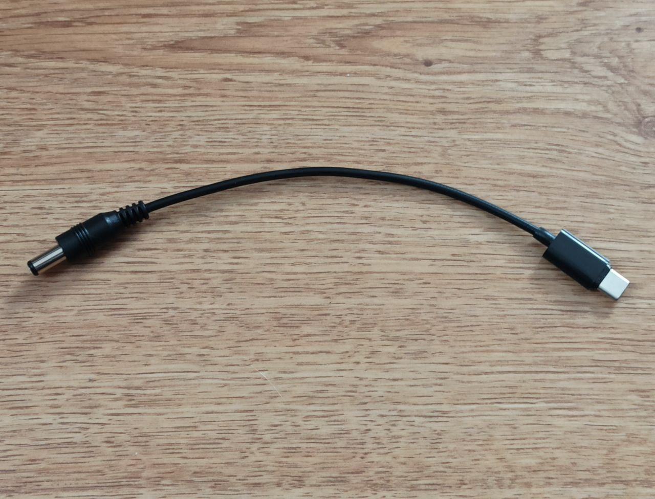 Кабель для роутера, оптоволокна та ін., decoy тригер, PD/QC Type C to 5,5x2,1mm - 9V