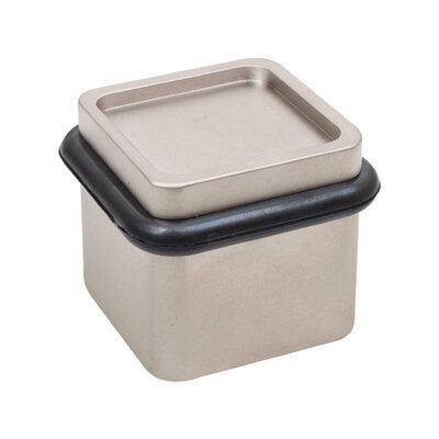 Стопор дверний MAXIMAL 003352 SN - матовий нікель BRASS 50165 M&T Чехія, фото 2