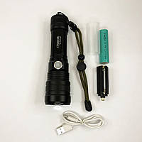 Мощный аккумуляторный лед фонарик P512-HP50, Мощный ручной фонарик, Фонарик CJ-314 police оригинал