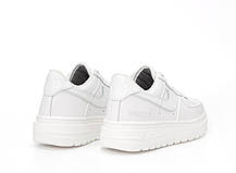 Жіночі зимові кросівки Nike Air Force 1 Luxe GORE-TEX Найк Гор-Текс білі шкіра термо осінь єврозима -5, фото 6