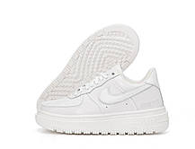 Жіночі зимові кросівки Nike Air Force 1 Luxe GORE-TEX Найк Гор-Текс білі шкіра термо осінь єврозима -5, фото 5