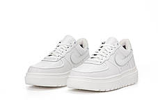 Жіночі зимові кросівки Nike Air Force 1 Luxe GORE-TEX Найк Гор-Текс білі шкіра термо осінь єврозима -5, фото 4