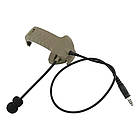 Зовнішній мікрофон для Walker's Razor + PTT до рації Kenwood/Baofeng 2pin (TAN), фото 4