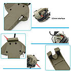 Адаптер зовнішній мікрофон для під'єднання до рації навушників Walker's Razor Slim, TAN, фото 6