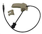 Зовнішній мікрофон для Walker's Razor + PTT до рації Kenwood/Baofeng 2pin (TAN), фото 6