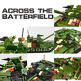 Конструктор ЗСУ Танк T-84 БМ «Оплот» український основний бойовий танк, 502 деталі, фото 7