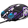 Ігрова мишка з підсвічуванням Gaming Mouse X6 / мишка для ноутбука / Дротова ZF-372 комп'ютерна миша, фото 2