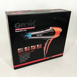 Жіночий фен для волосся GEMEI GM-1766 2.6 кВт, Електричний фен для сушіння волосся, Фен SJ-229 для дому