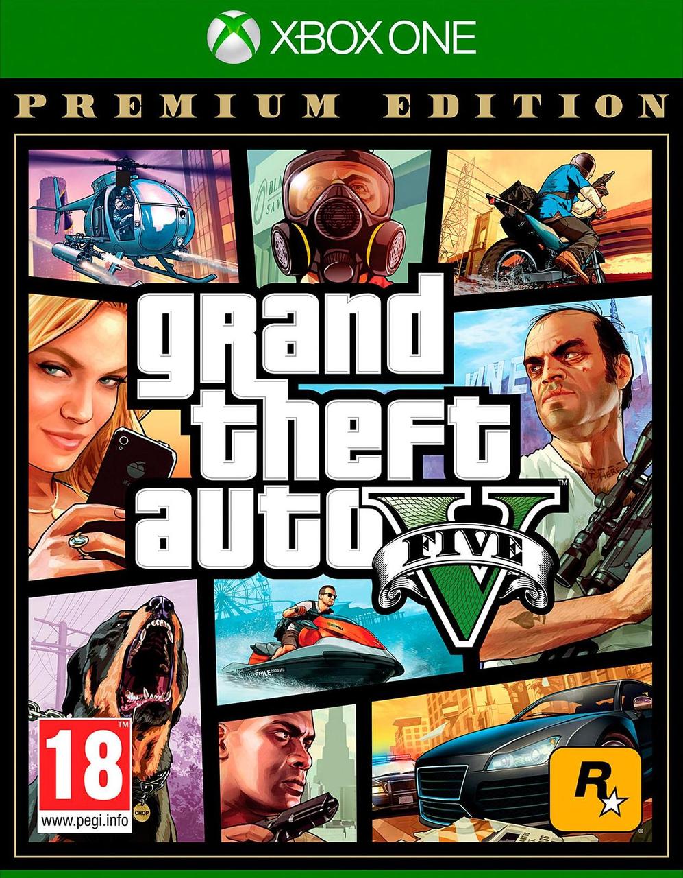 Гра Grand Theft Auto V: Premium Edition GTA 5 (Xbox One / Series X|S)