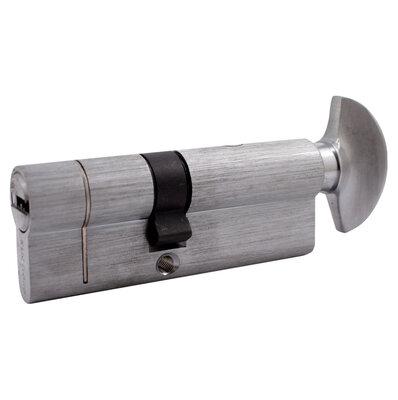 Циліндровий механізм B10CP3545SCX6 35/45Т КЛЮЧ/ТУМБЛЕР 5 ключів + 1 монтажний ключ SC - матовий хром BRASS