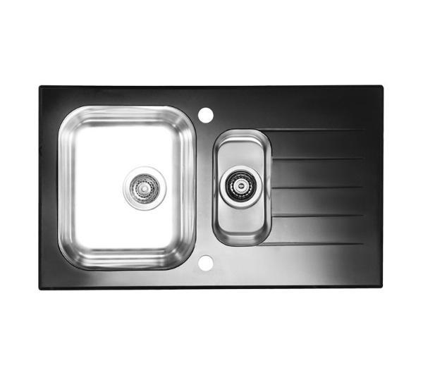 Кухонна мийка Alveus Glassix 20 1100015 - чорний