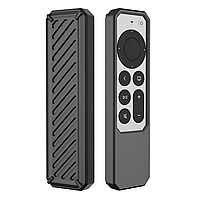 Противоударный силиконовый чехол для пульта Apple Siri Remote 2 / 3 - Черный