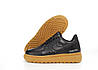Кросівки зимові чоловічі Nike Air Force 1 Luxe GORE-TEX Найк Гор-Текс чорні шкіра термо осінь єврозима -5, фото 8