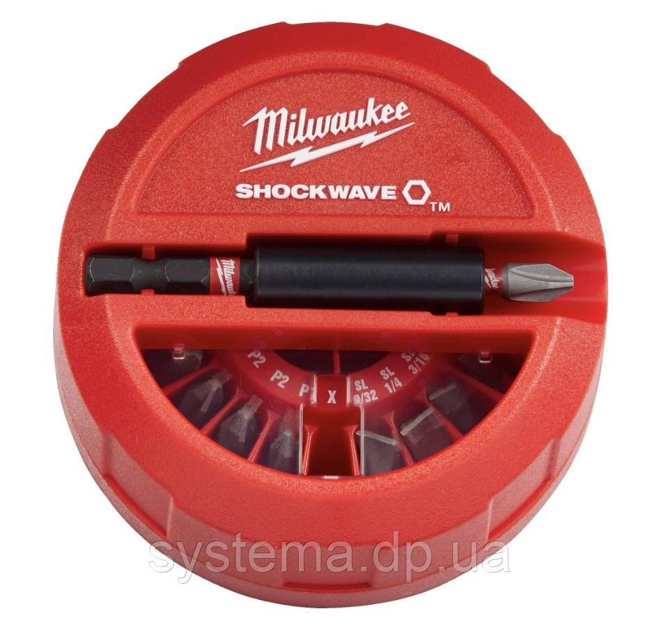 Набір біт Milwaukee Shockwave 15 шт.