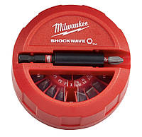 Набір біт Milwaukee Shockwave 15 шт.