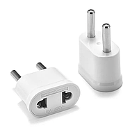 Переходник вилки US/EU - Белый