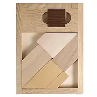 Головоломка деревянная Черный квадрат (большой) Заморочка