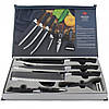 Набір ножів для кухні Genuine King-B0011 / Китайські кухонні ножі / Кухонний XF-728 набір ножів, фото 4