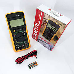 Мультиметр цифровий тестер Digital Multimeter DT9205A зі звуком, для автомобіля, HM-256 гарний мультиметр