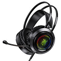 Навушники Borofone BO103 Surpass ігрові з мікрофоном, чорні (Jack3.5мм/USB)