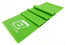 Стрічка латексна EasyFit 0.35 мм для пілатеса та йоги зелена