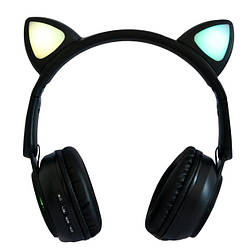 Блютуз навушники з вушками ST77 Навушники з котячими вушками Дитячі LU-583 аудіо навушники