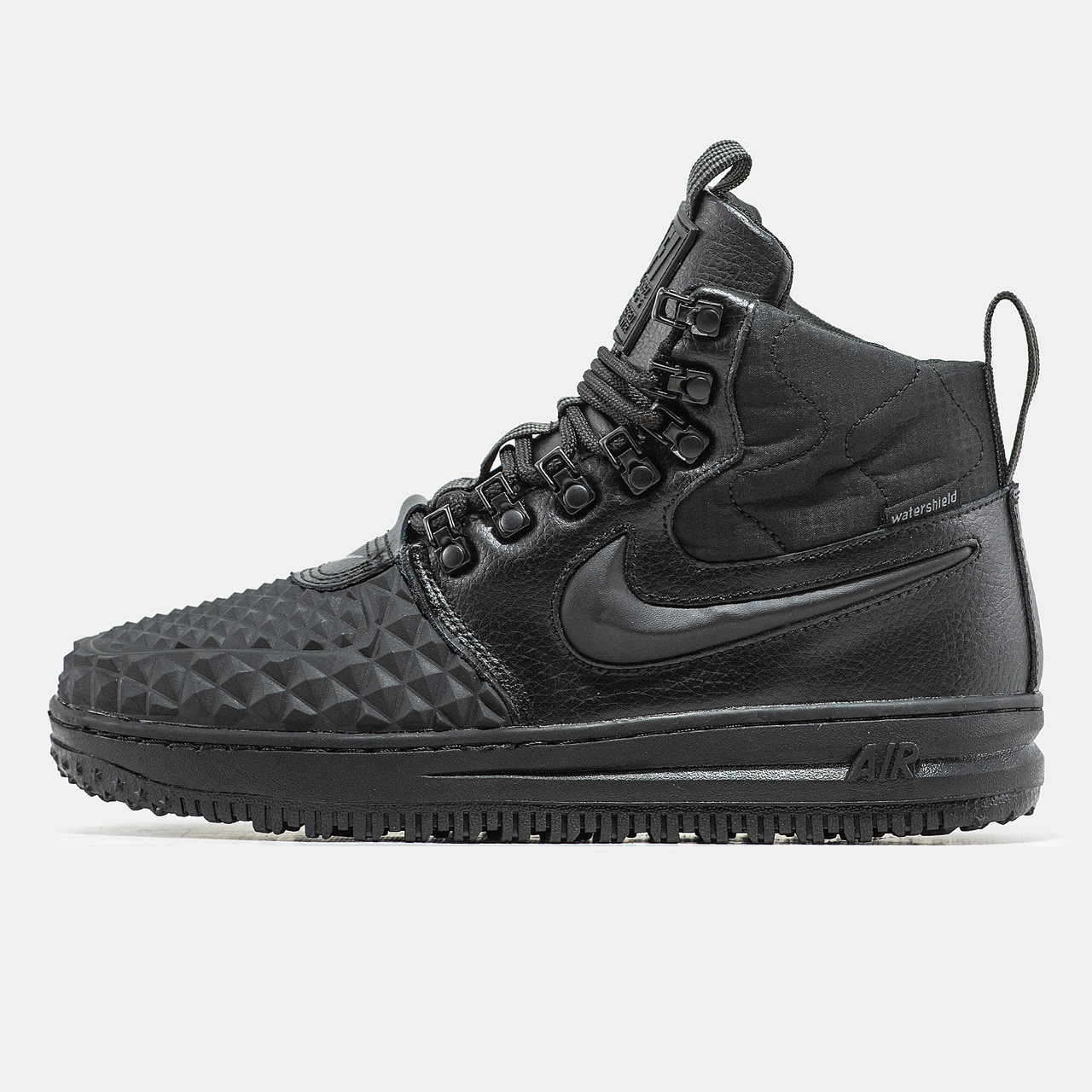 Чоловічі Зимові Кросівки Nike Lunar Force 1 Duckboot 17 Black / Найк Лунар Форс 1 Дакбут 17 Чорні