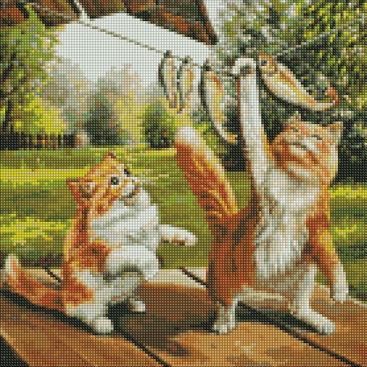 Алмазна мозаїка - Гарний улов 40x40 Ідейка (AMO7653)