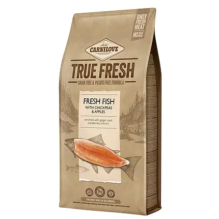 ТЕРМІН 02.2025!!! Сухий корм для собак Carnilove True Fresh FISH for Adult dogs риба 4 кг, фото 1