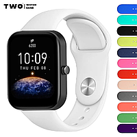 Ремінець для Xiaomi Amazfit Bip 3 / Bip 3 PRO силіконовий (AN) Білий