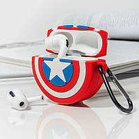 Чехол для наушников капитан америка Apple AirPods Pro Marvel series Captain America