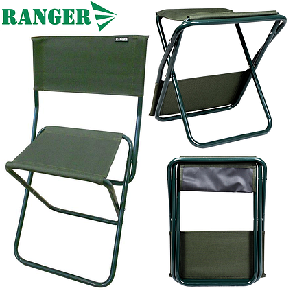 Стілець для риболовлі стілець для пікніка стілець для кемпінгу стілець для відпочинку на природі Ranger Desna, фото 1