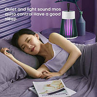 Отпугиватель комаров для улицы Electronic shock Mosquito killing lamp, Фонарь ловушка KO-643 для комаров